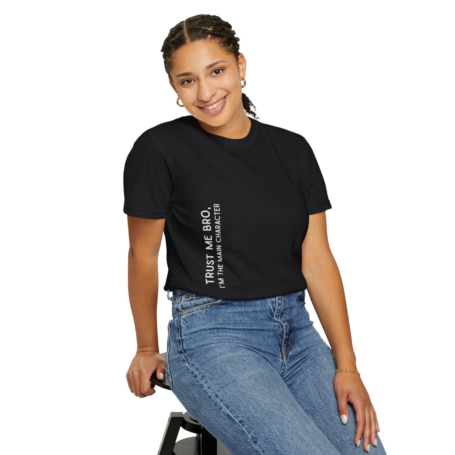 Trust Me Bro Unisex Garment-Dyed T-Shirt, Funny Tee, Casual Wear, Gift for Him, Comfortable Everyday Shirt