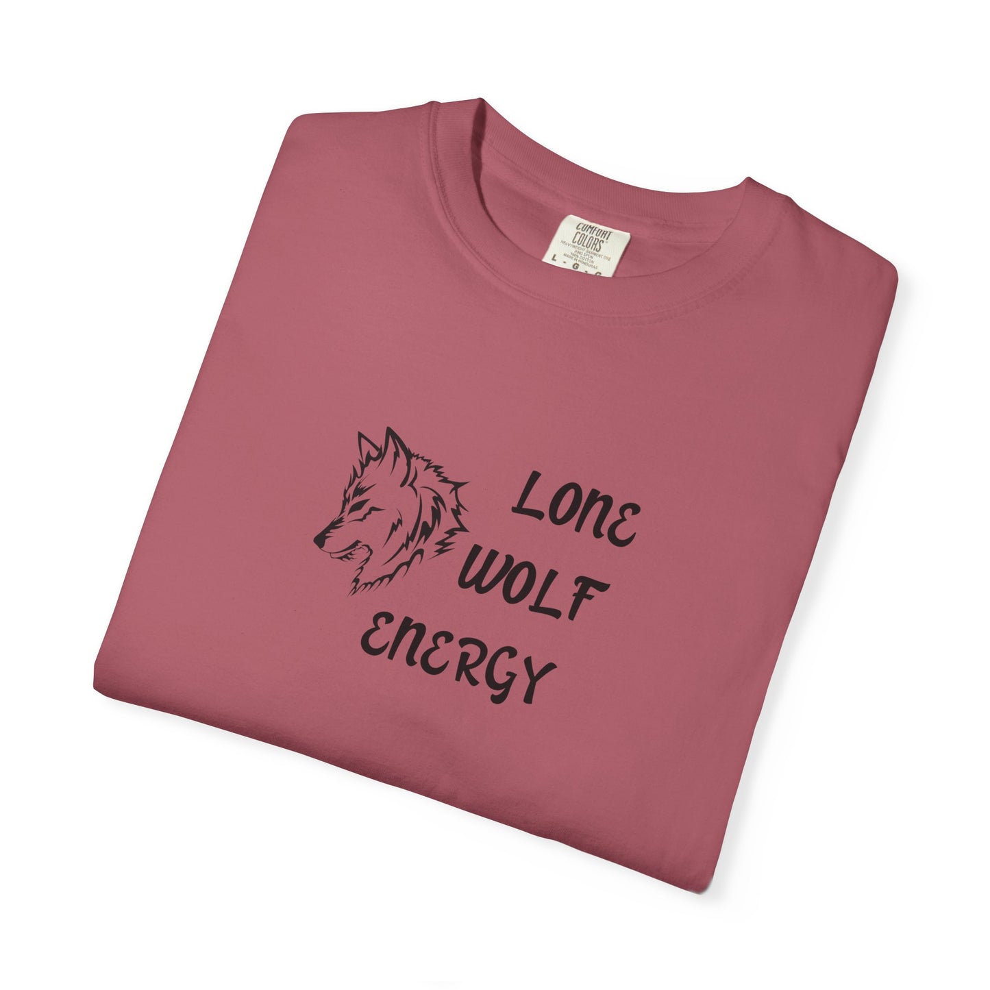 Long Wolf Energy T-Shirt, Unisex Garment-Dyed Tee, Casual Wear, Outdoor Adventure Shirt, Gift for Nature Lovers, Wilderness Apparel