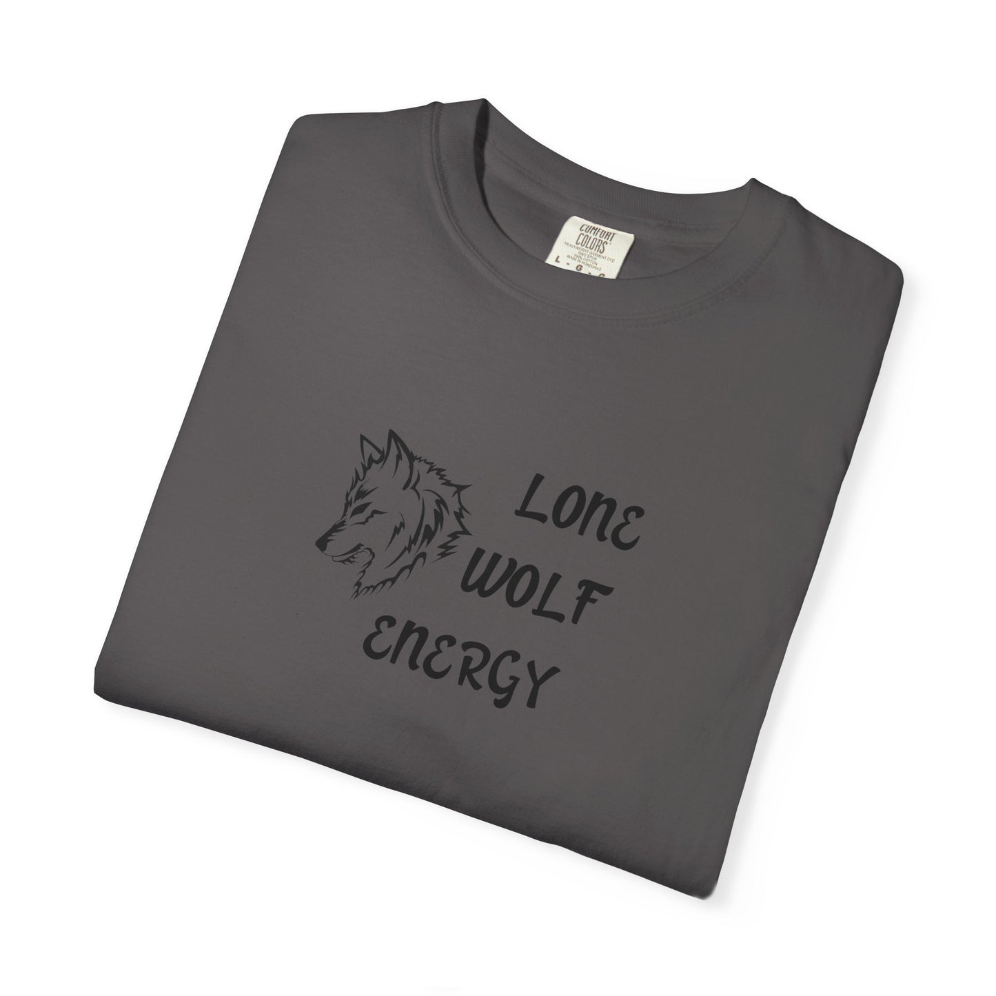 Long Wolf Energy T-Shirt, Unisex Garment-Dyed Tee, Casual Wear, Outdoor Adventure Shirt, Gift for Nature Lovers, Wilderness Apparel