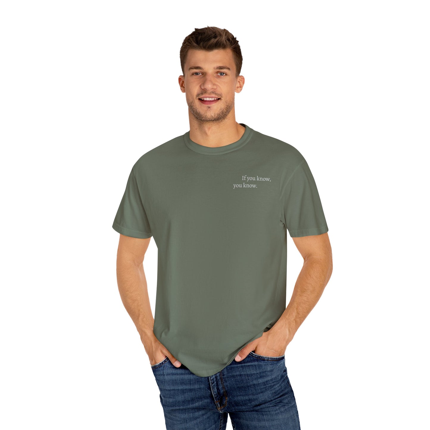 Unisex Garment-Dyed T-shirt - Casual Vibes, Gift for Friends, Everyday Wear, Summer Style, Comfortable Tee