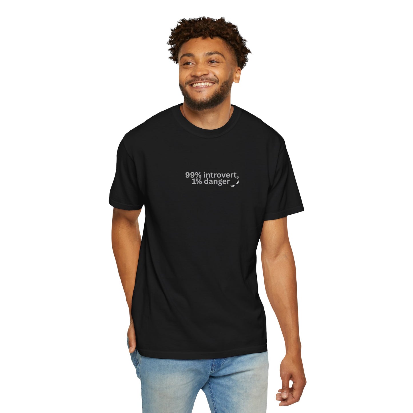 99% Introvert T-Shirt, Casual Tee, Funny Gift for Introverts, Unisex Apparel, Weekend Wear, Social Distancing Style