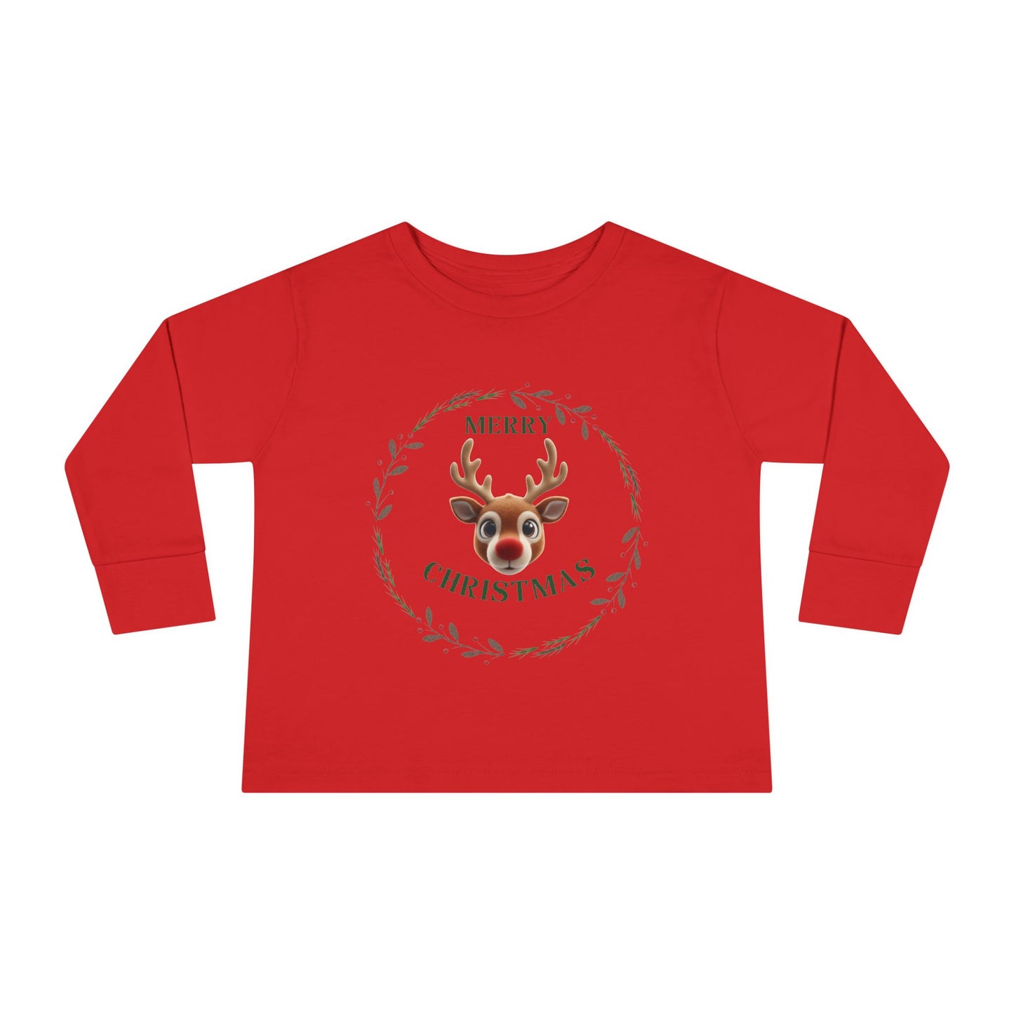 Toddler Merry Christmas Long Sleeve Tee