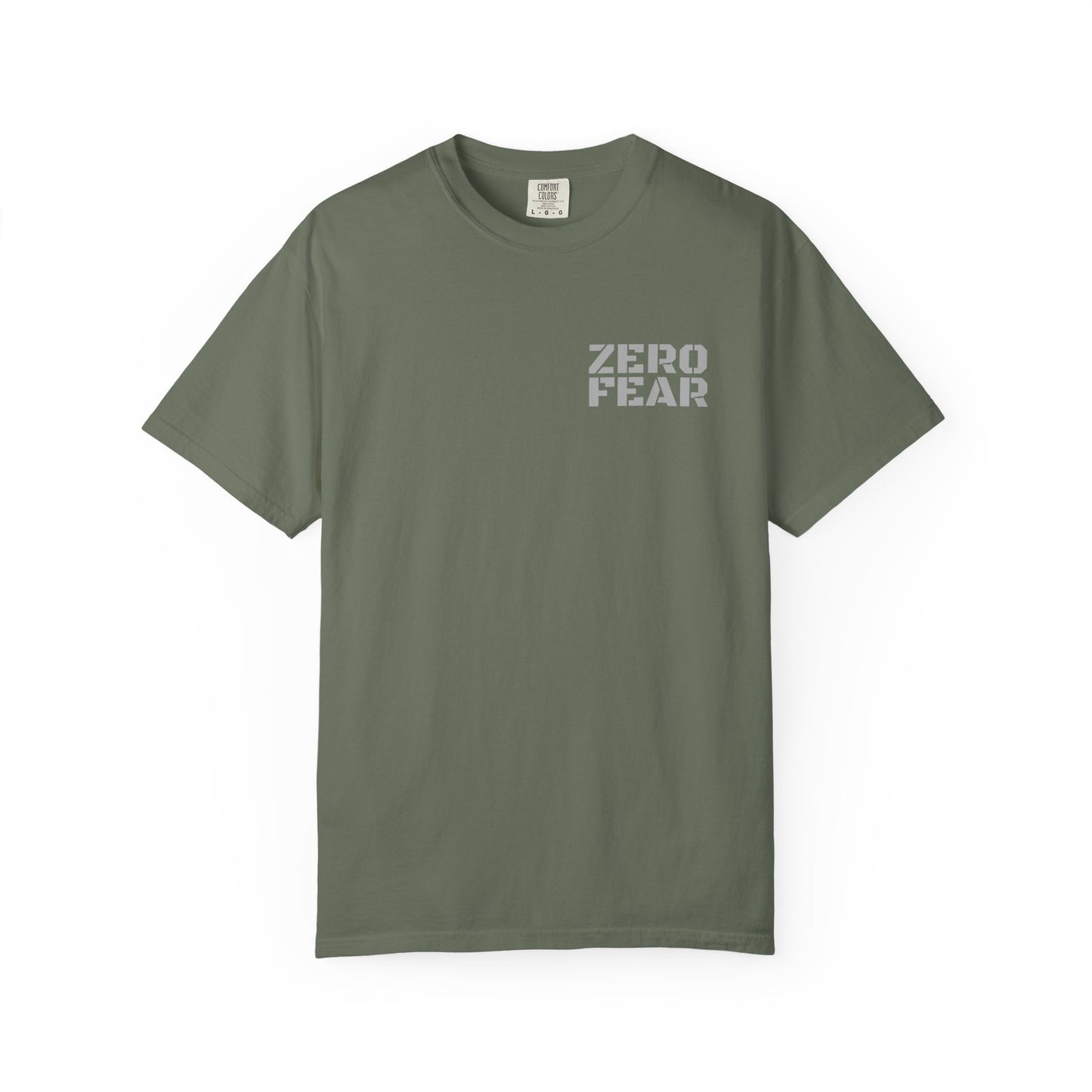 Unisex Motivational T-Shirt - Zero Fear - Casual Tee for Everyday Wear, Gift for Friends, Motivational Apparel, Belief Statement Top