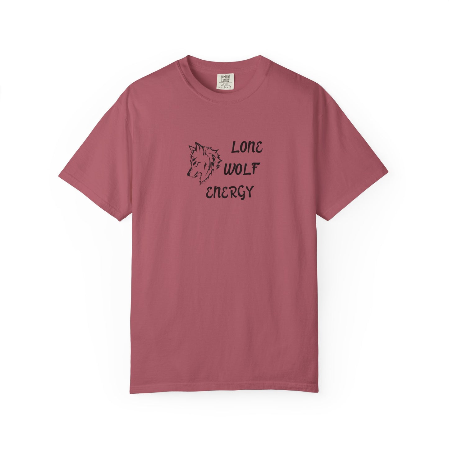 Long Wolf Energy T-Shirt, Unisex Garment-Dyed Tee, Casual Wear, Outdoor Adventure Shirt, Gift for Nature Lovers, Wilderness Apparel