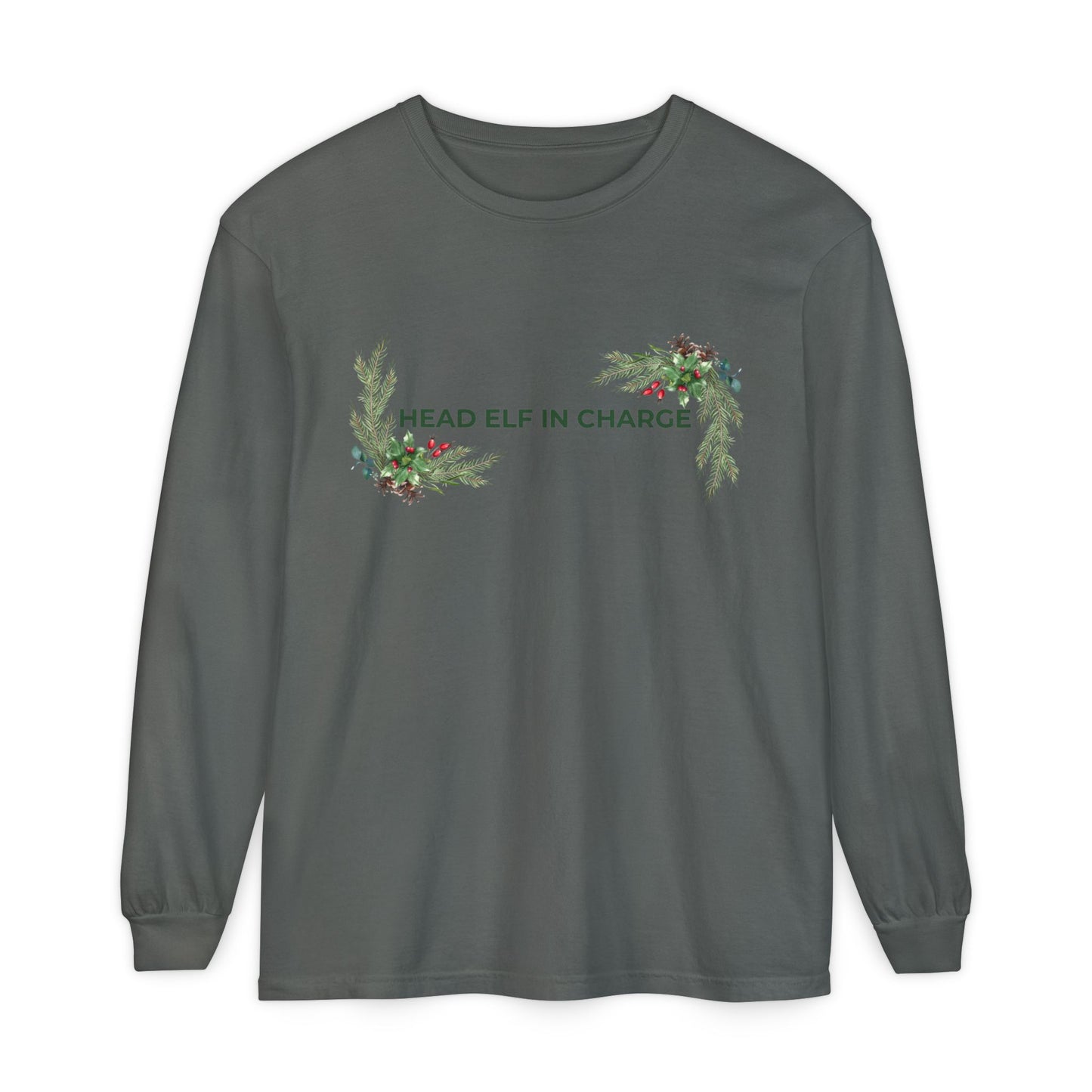 Head Elf in Charge Long Sleeve Tee