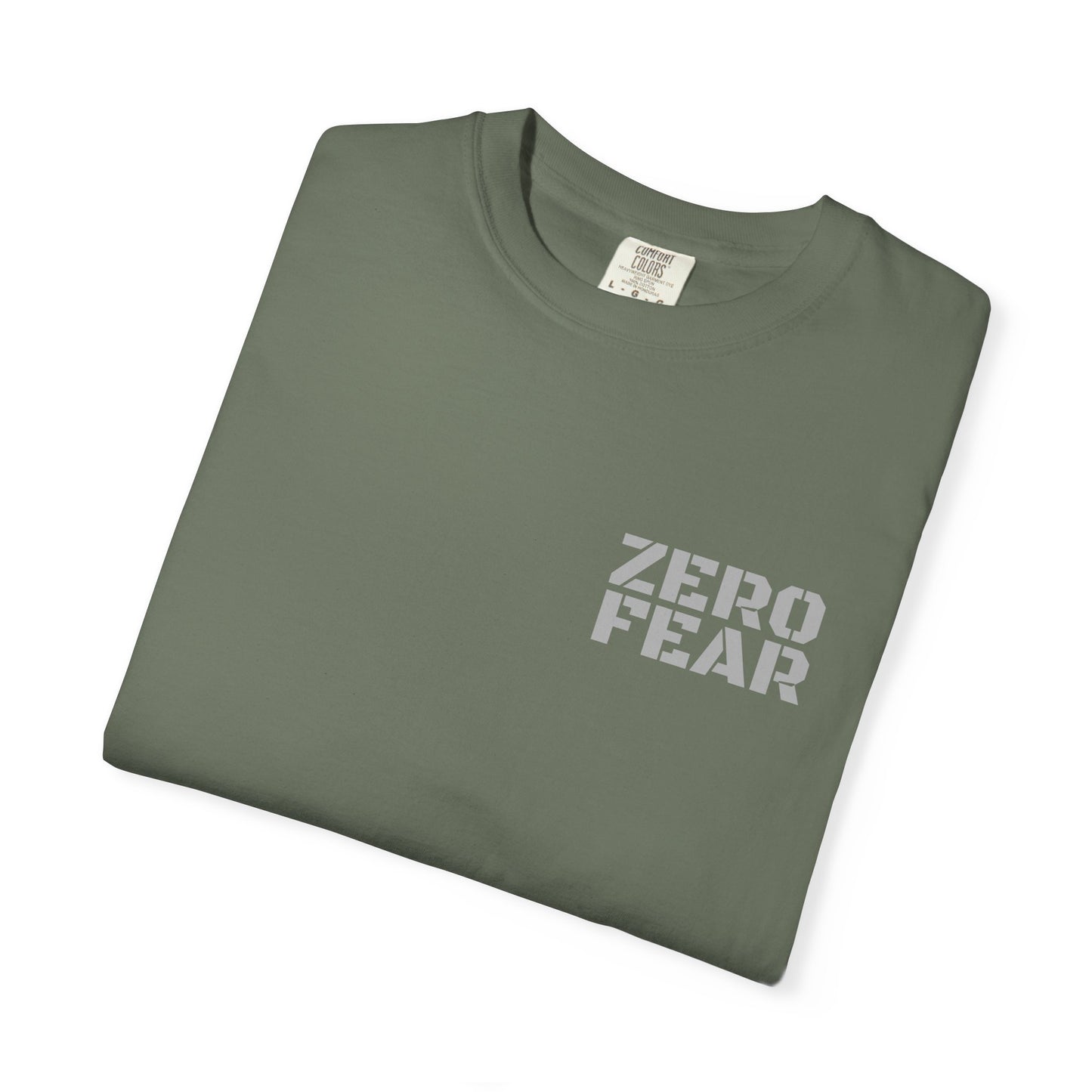 Unisex Motivational T-Shirt - Zero Fear - Casual Tee for Everyday Wear, Gift for Friends, Motivational Apparel, Belief Statement Top