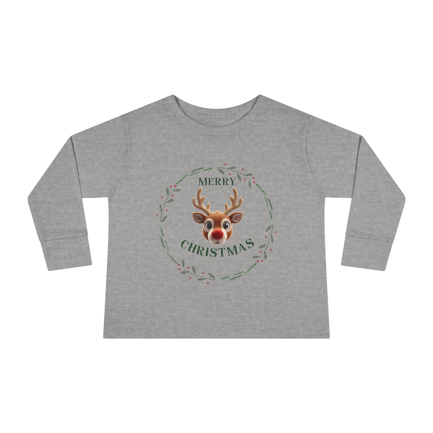 Toddler Merry Christmas Long Sleeve Tee