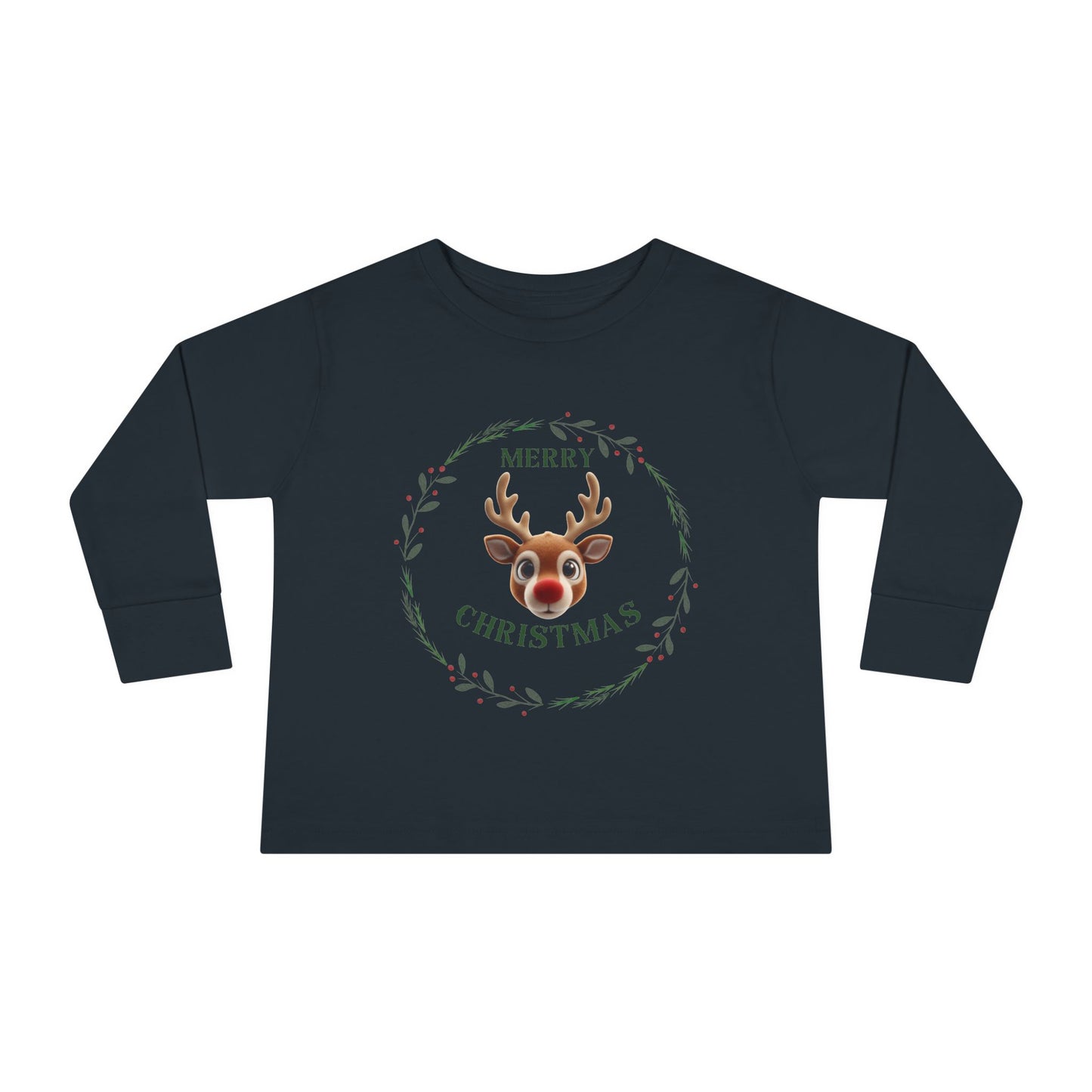 Toddler Merry Christmas Long Sleeve Tee