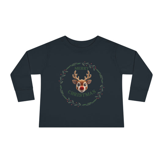 Toddler Merry Christmas Long Sleeve Tee