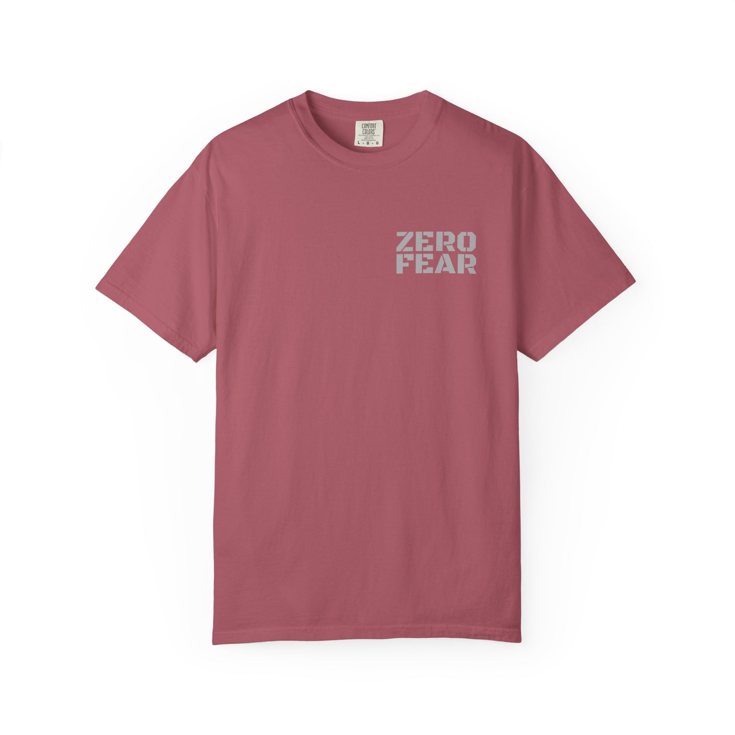 Unisex Motivational T-Shirt - Zero Fear - Casual Tee for Everyday Wear, Gift for Friends, Motivational Apparel, Belief Statement Top