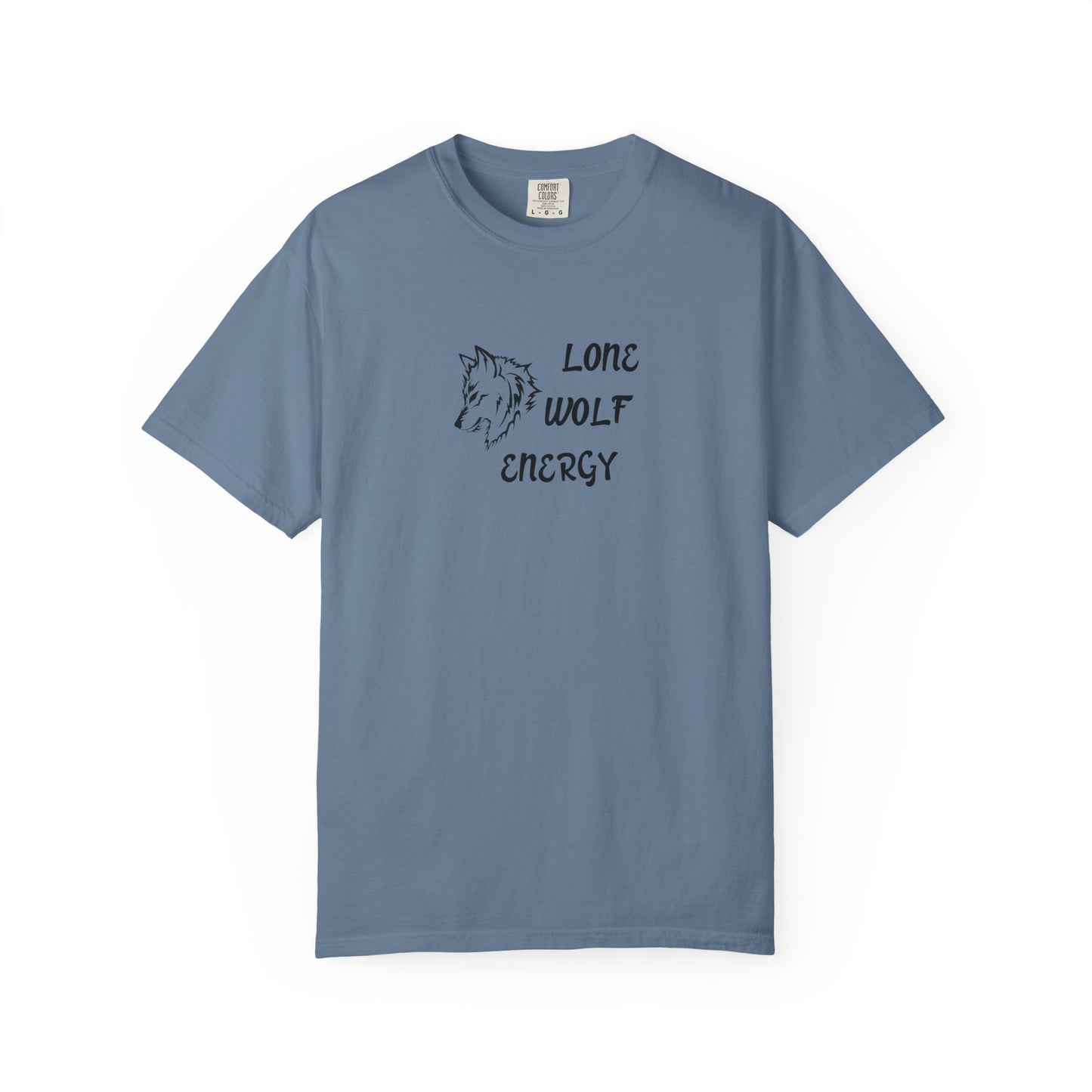 Long Wolf Energy T-Shirt, Unisex Garment-Dyed Tee, Casual Wear, Outdoor Adventure Shirt, Gift for Nature Lovers, Wilderness Apparel