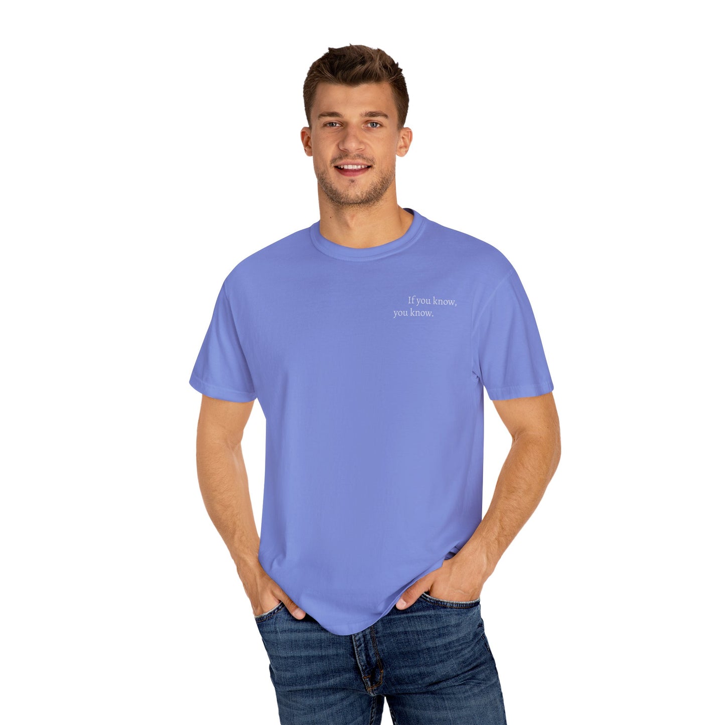 Unisex Garment-Dyed T-shirt - Casual Vibes, Gift for Friends, Everyday Wear, Summer Style, Comfortable Tee