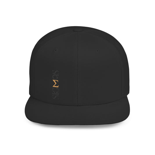 Stylish Flat Bill Snapback Cap, Trendy Cap, Casual Hat, Outdoor Accessory, Gift for Him, Streetwear Essential