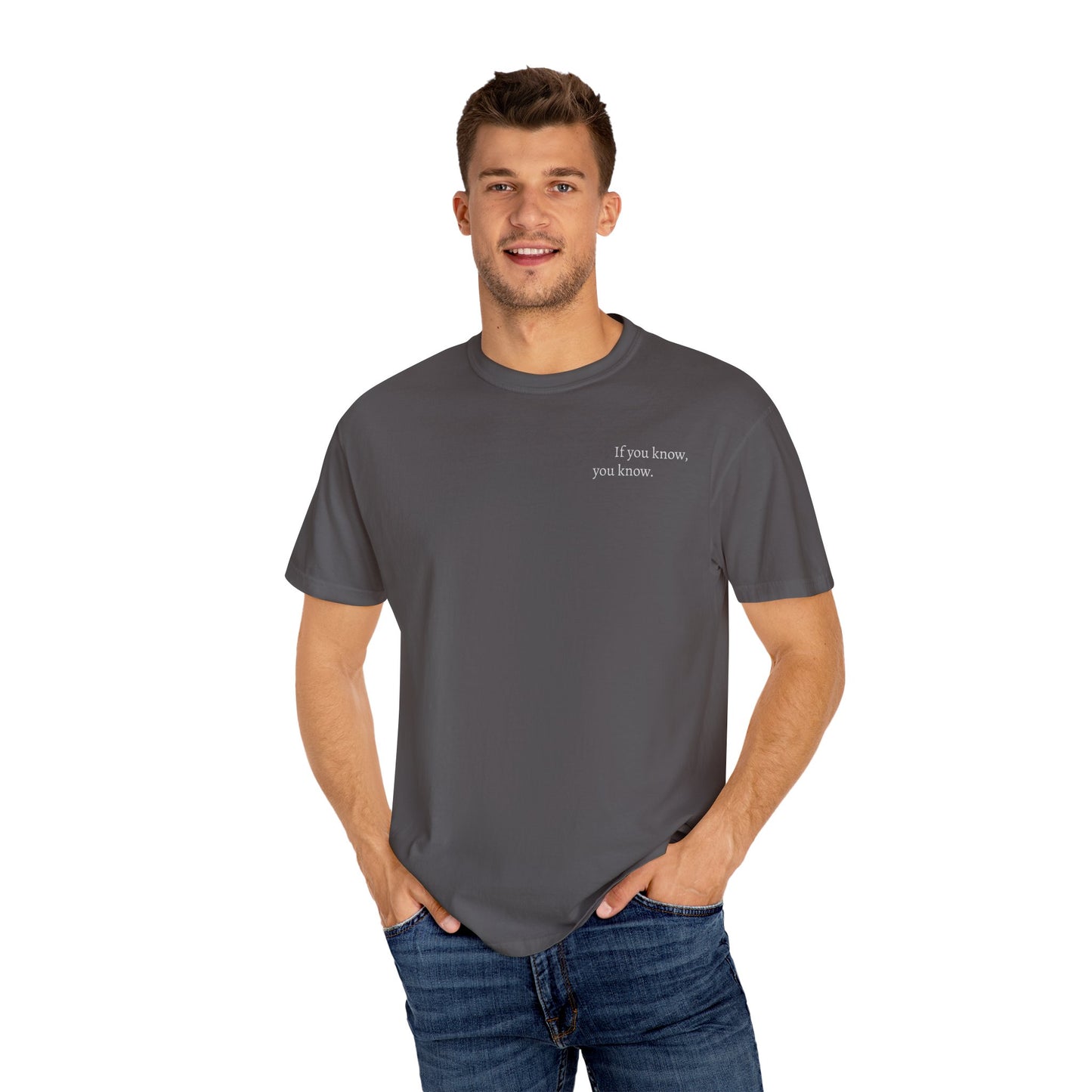 Unisex Garment-Dyed T-shirt - Casual Vibes, Gift for Friends, Everyday Wear, Summer Style, Comfortable Tee