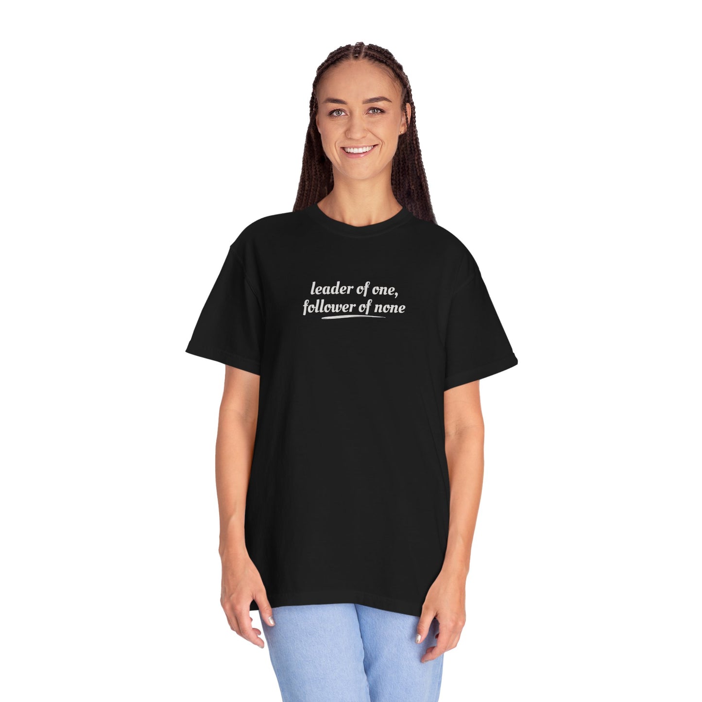 Leader of One T-Shirt, Casual Unisex Tee, Gift for Leaders, Inspirational Apparel, Birthday Gift, Motivational Wear