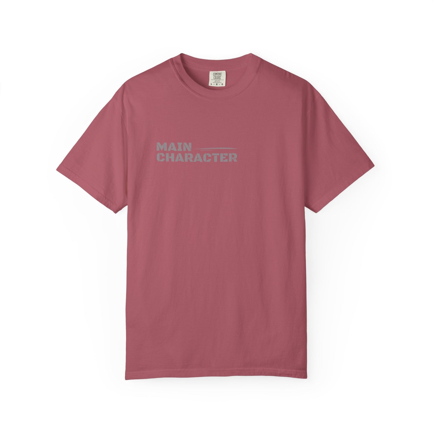 Main Character Unisex Garment-Dyed T-Shirt, Trendy Graphic Tee, Casual Wear, Gift for Friends, Everyday Style, Birthday Gift