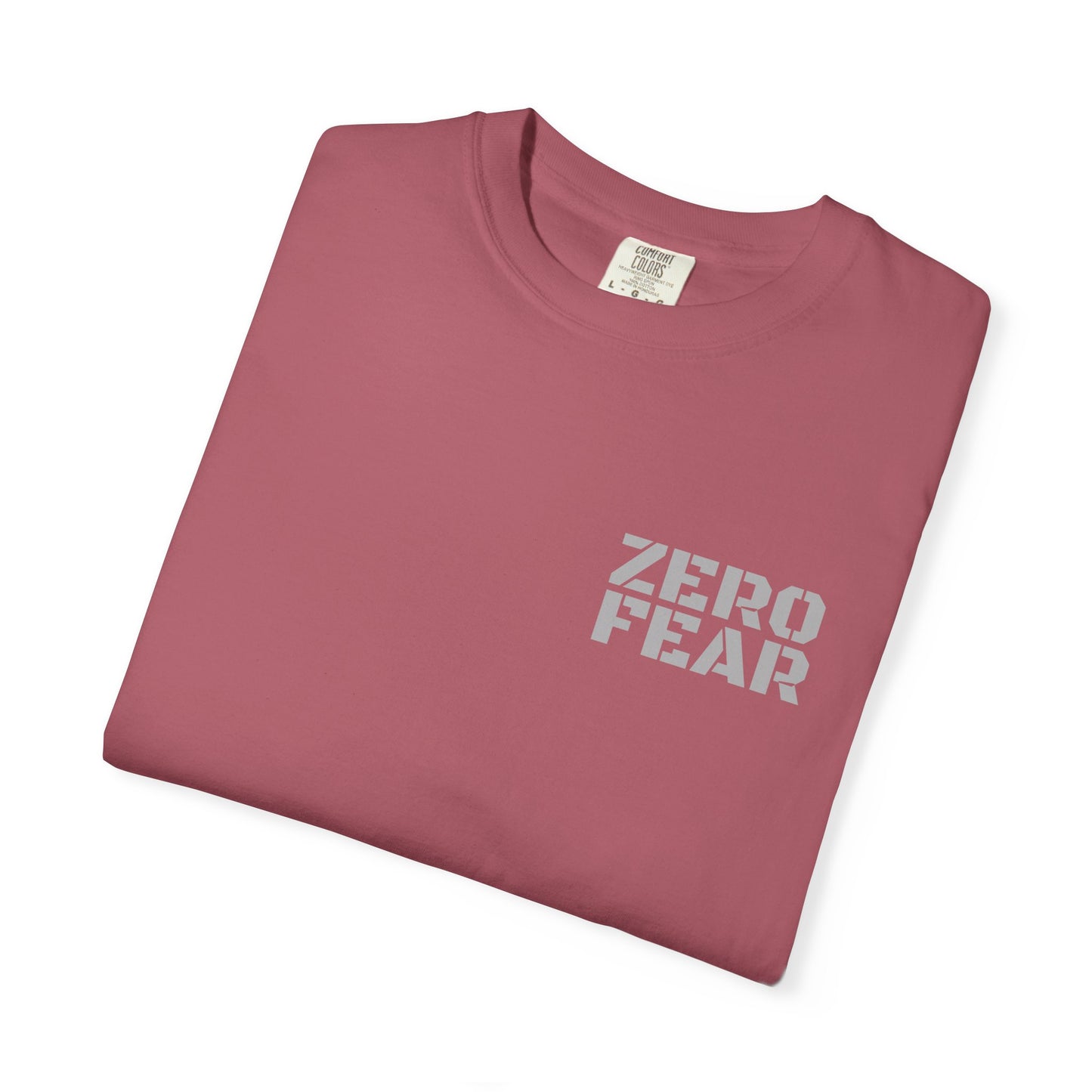 Unisex Motivational T-Shirt - Zero Fear - Casual Tee for Everyday Wear, Gift for Friends, Motivational Apparel, Belief Statement Top