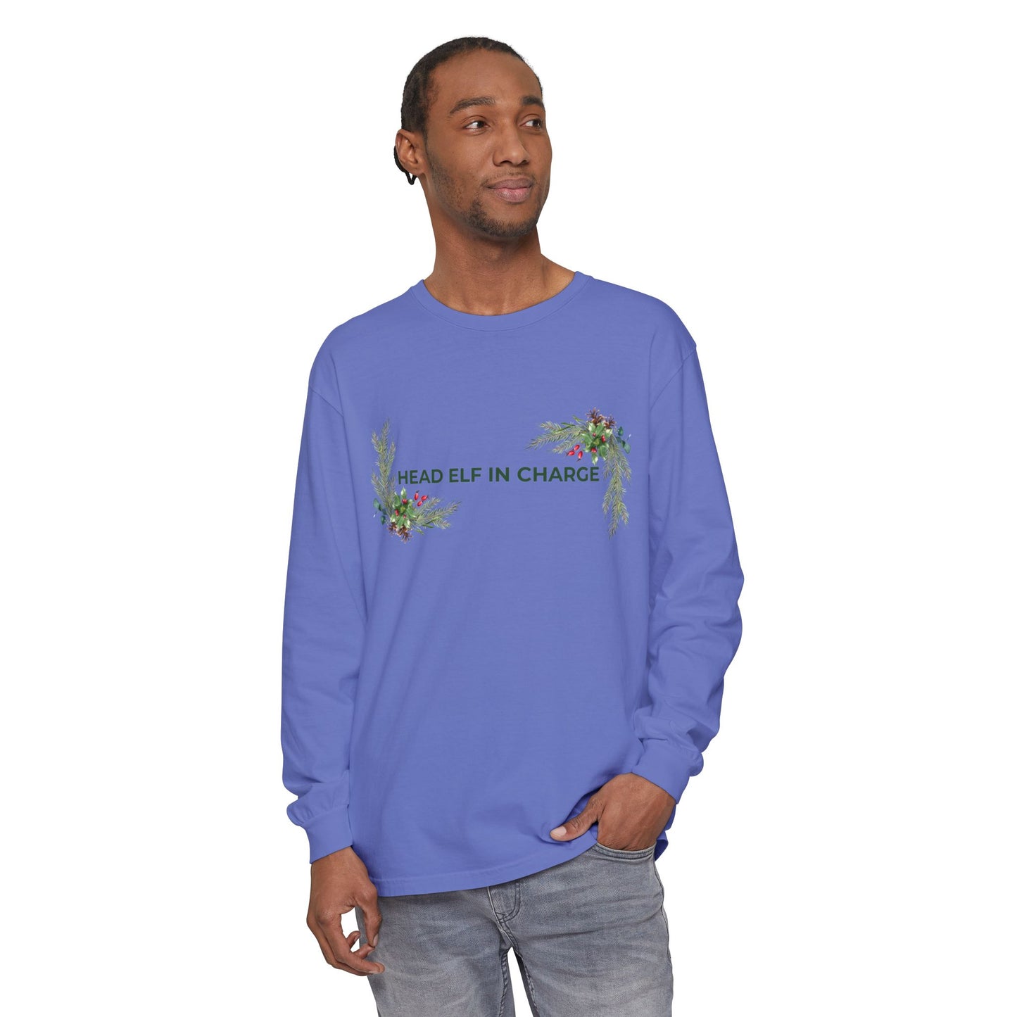 Head Elf in Charge Long Sleeve Tee