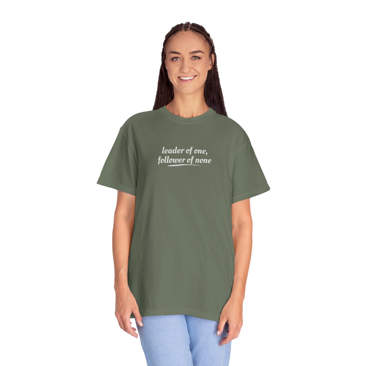 Leader of One T-Shirt, Casual Unisex Tee, Gift for Leaders, Inspirational Apparel, Birthday Gift, Motivational Wear