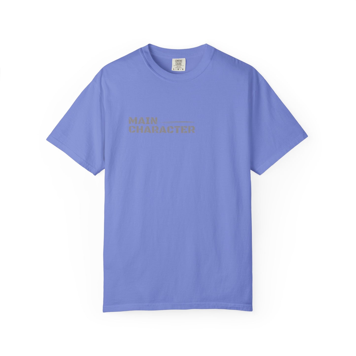 Main Character Unisex Garment-Dyed T-Shirt, Trendy Graphic Tee, Casual Wear, Gift for Friends, Everyday Style, Birthday Gift