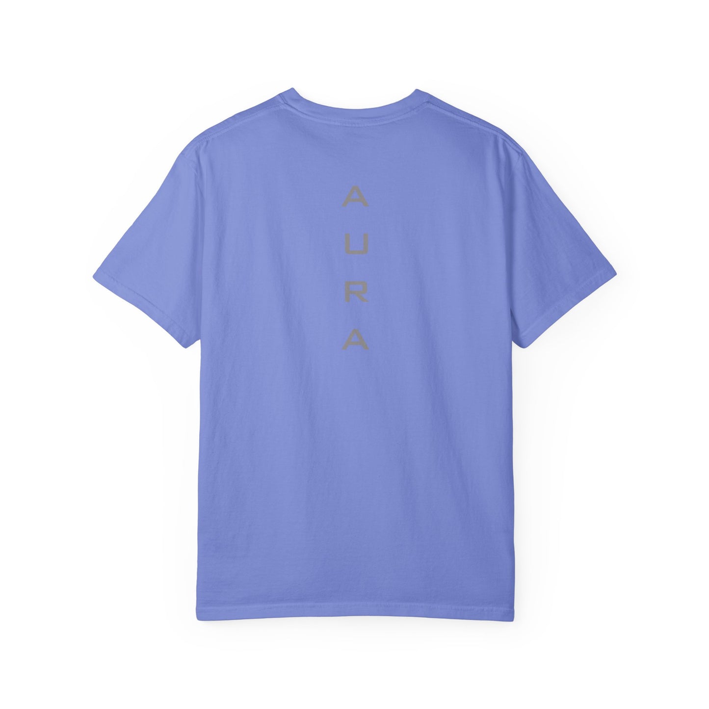 Unisex Aura Garment-Dyed T-shirt - Relaxed Fit Tee for Comfort, Casual Wear, Gifts, Everyday Style, Summer Vibes, Lightweight Essential