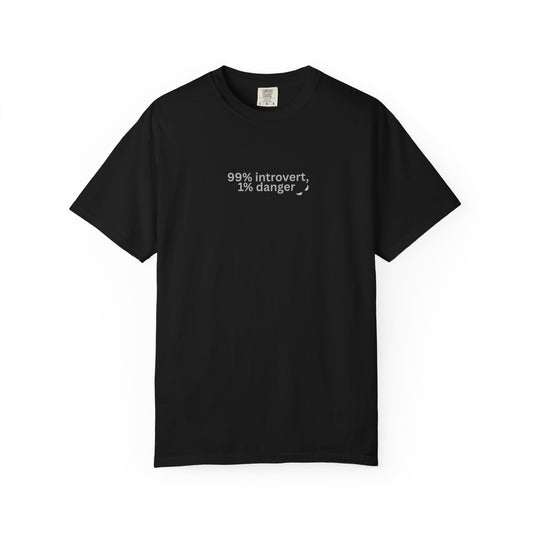 99% Introvert T-Shirt, Casual Tee, Funny Gift for Introverts, Unisex Apparel, Weekend Wear, Social Distancing Style