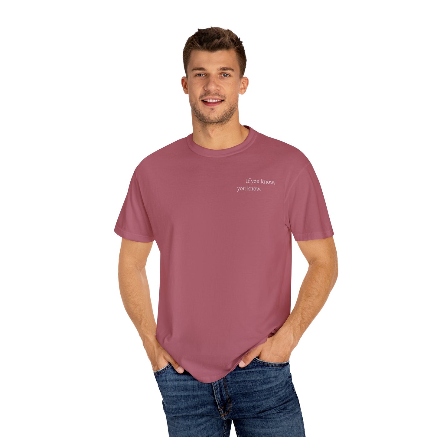 Unisex Garment-Dyed T-shirt - Casual Vibes, Gift for Friends, Everyday Wear, Summer Style, Comfortable Tee
