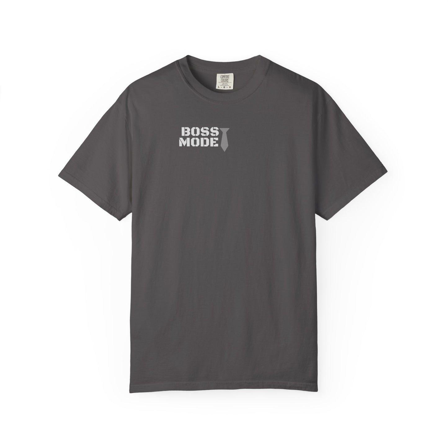 Boss Mode Unisex Garment-Dyed T-shirt | Fun Gift for Entrepreneurs, Casual Wear, Motivational Shirt, Birthday Gift, Work Attire