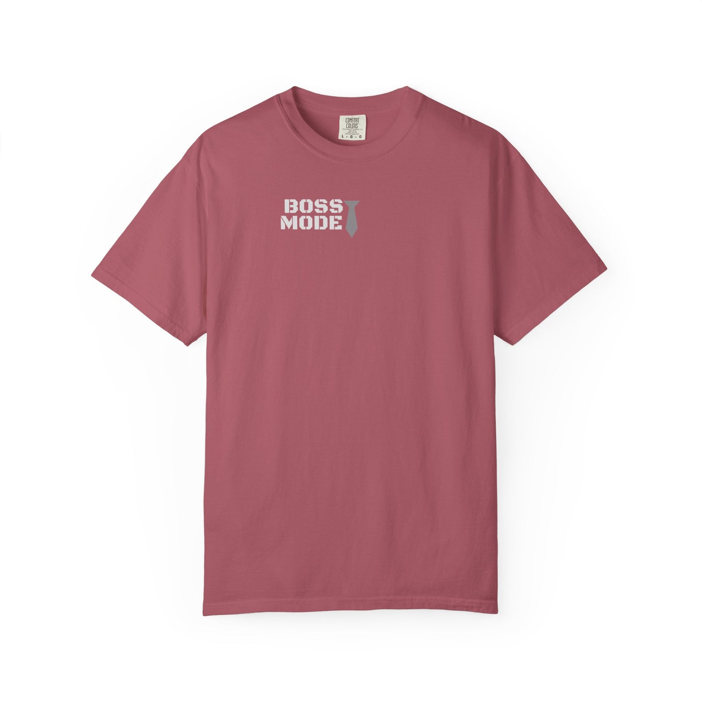 Boss Mode Unisex Garment-Dyed T-shirt | Fun Gift for Entrepreneurs, Casual Wear, Motivational Shirt, Birthday Gift, Work Attire