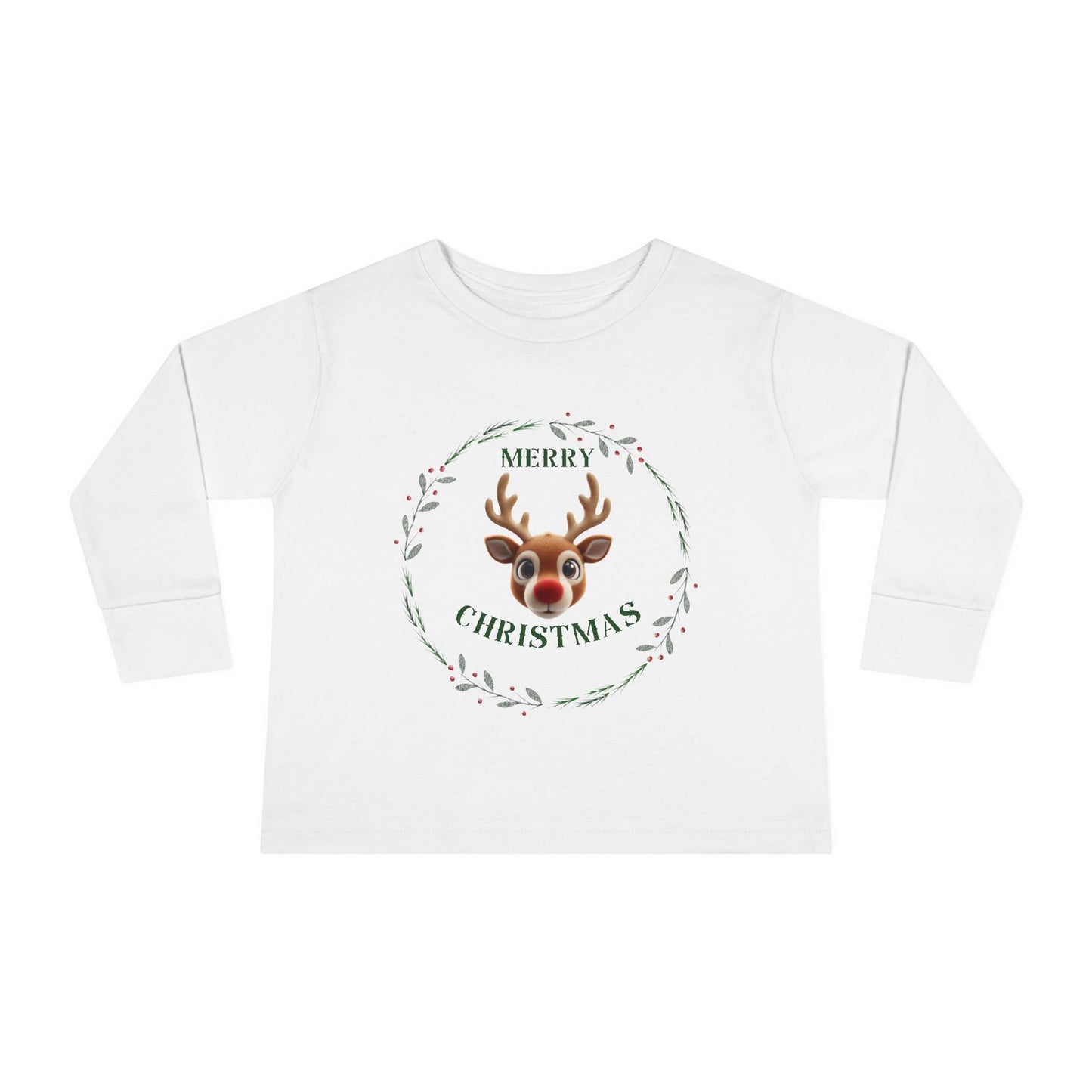 Toddler Merry Christmas Long Sleeve Tee