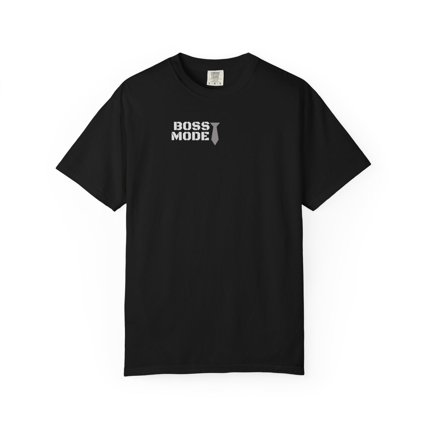 Boss Mode Unisex Garment-Dyed T-shirt | Fun Gift for Entrepreneurs, Casual Wear, Motivational Shirt, Birthday Gift, Work Attire