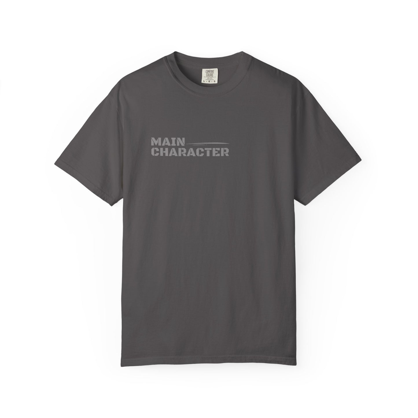 Main Character Unisex Garment-Dyed T-Shirt, Trendy Graphic Tee, Casual Wear, Gift for Friends, Everyday Style, Birthday Gift