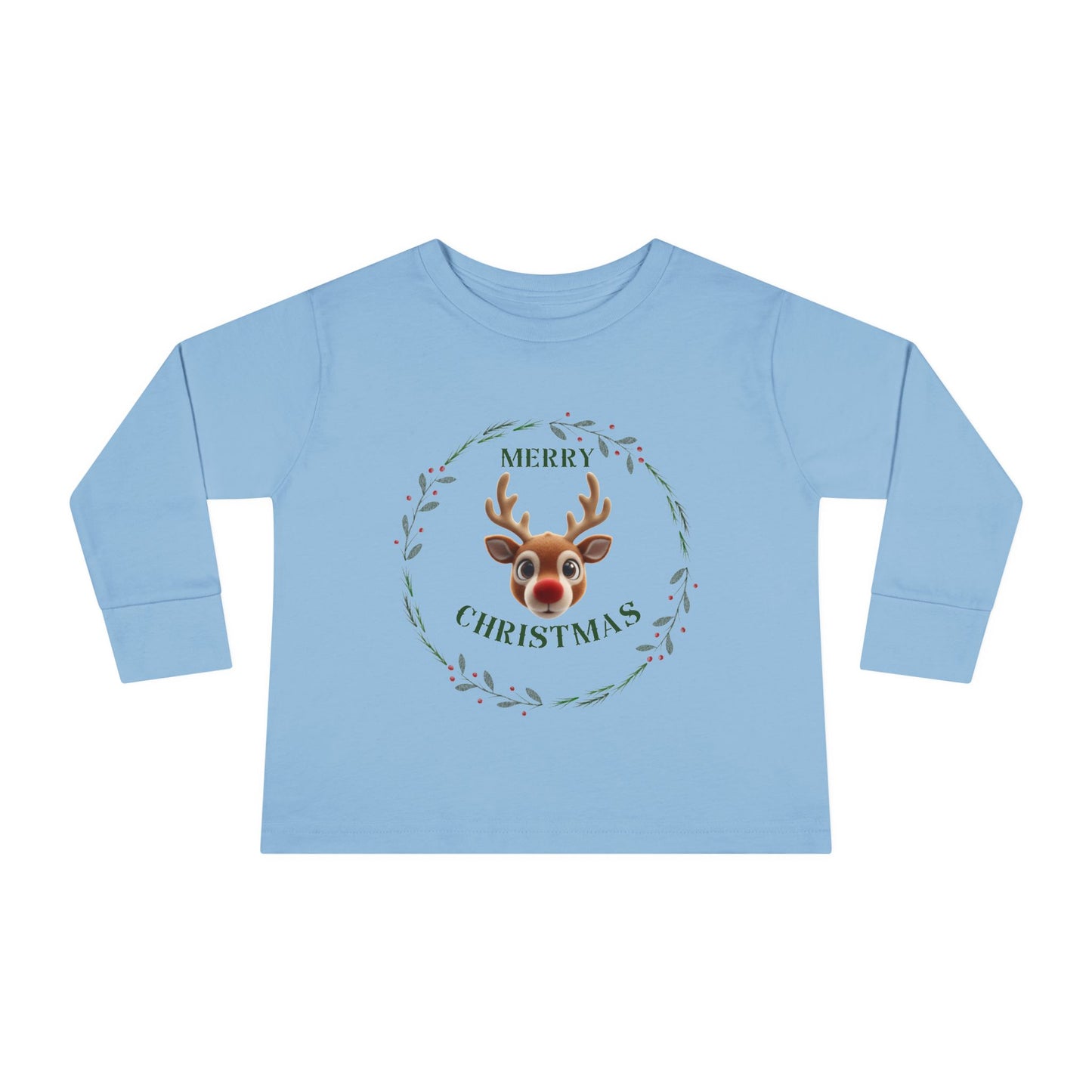 Toddler Merry Christmas Long Sleeve Tee