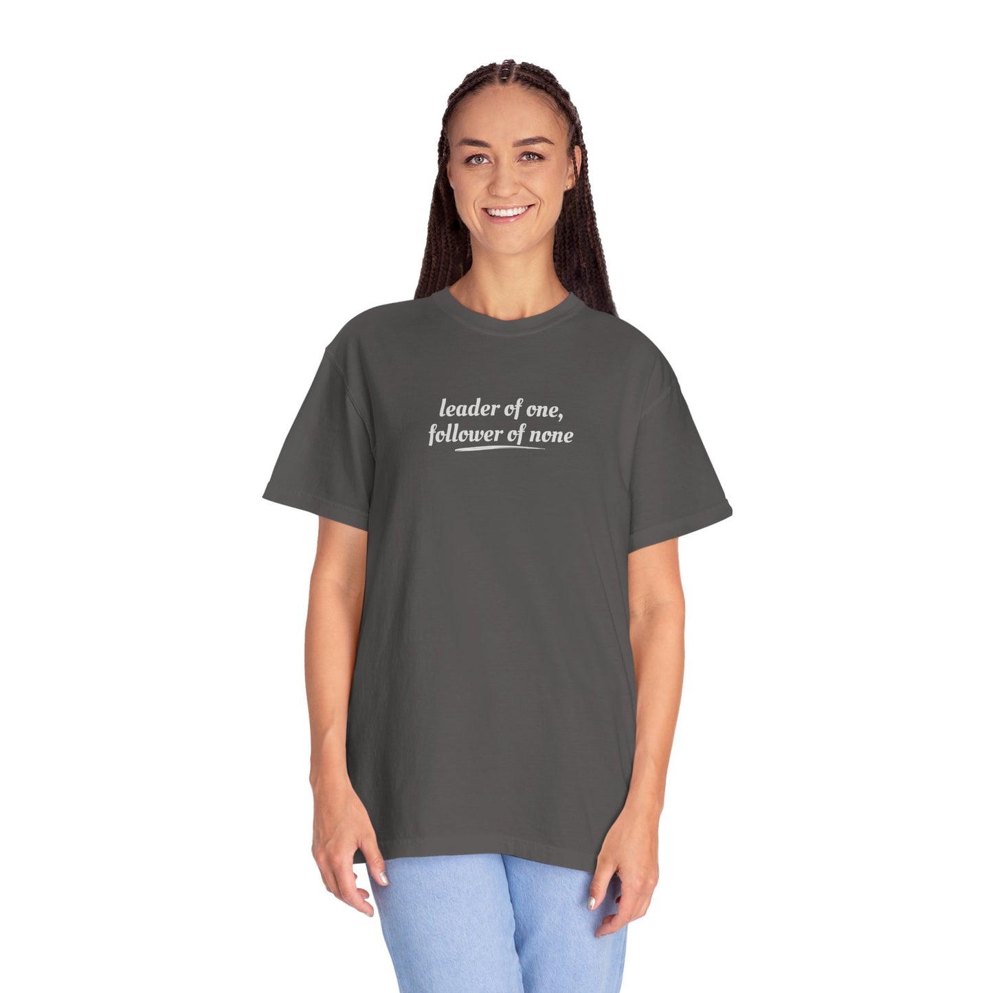 Leader of One T-Shirt, Casual Unisex Tee, Gift for Leaders, Inspirational Apparel, Birthday Gift, Motivational Wear