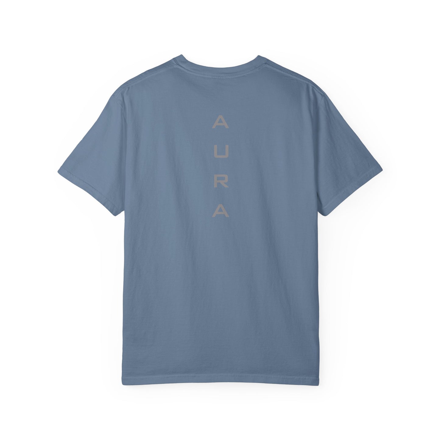 Unisex Aura Garment-Dyed T-shirt - Relaxed Fit Tee for Comfort, Casual Wear, Gifts, Everyday Style, Summer Vibes, Lightweight Essential