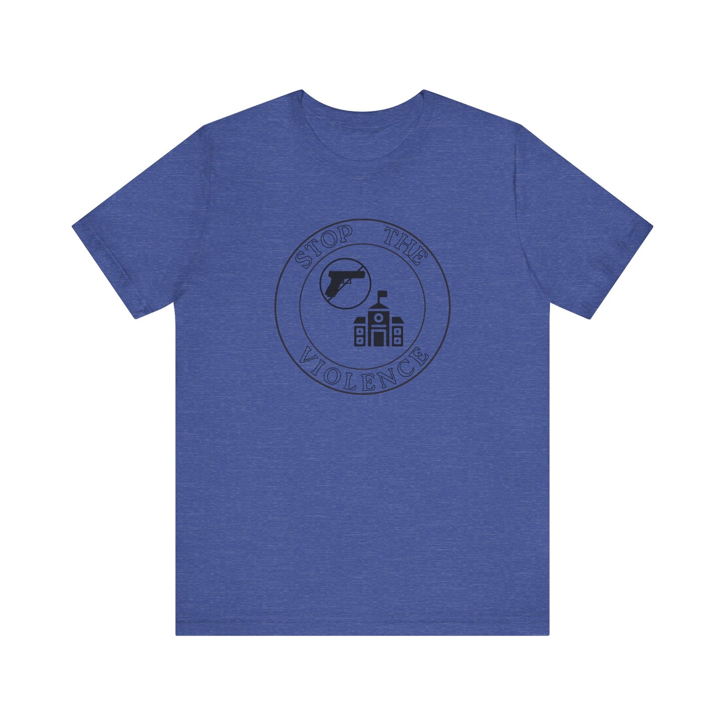 Stop the Violence Tee, Unisex Short Sleeve Shirt for Peace Advocacy, Protest Wear, Awareness Campaign, Social Justice Apparel