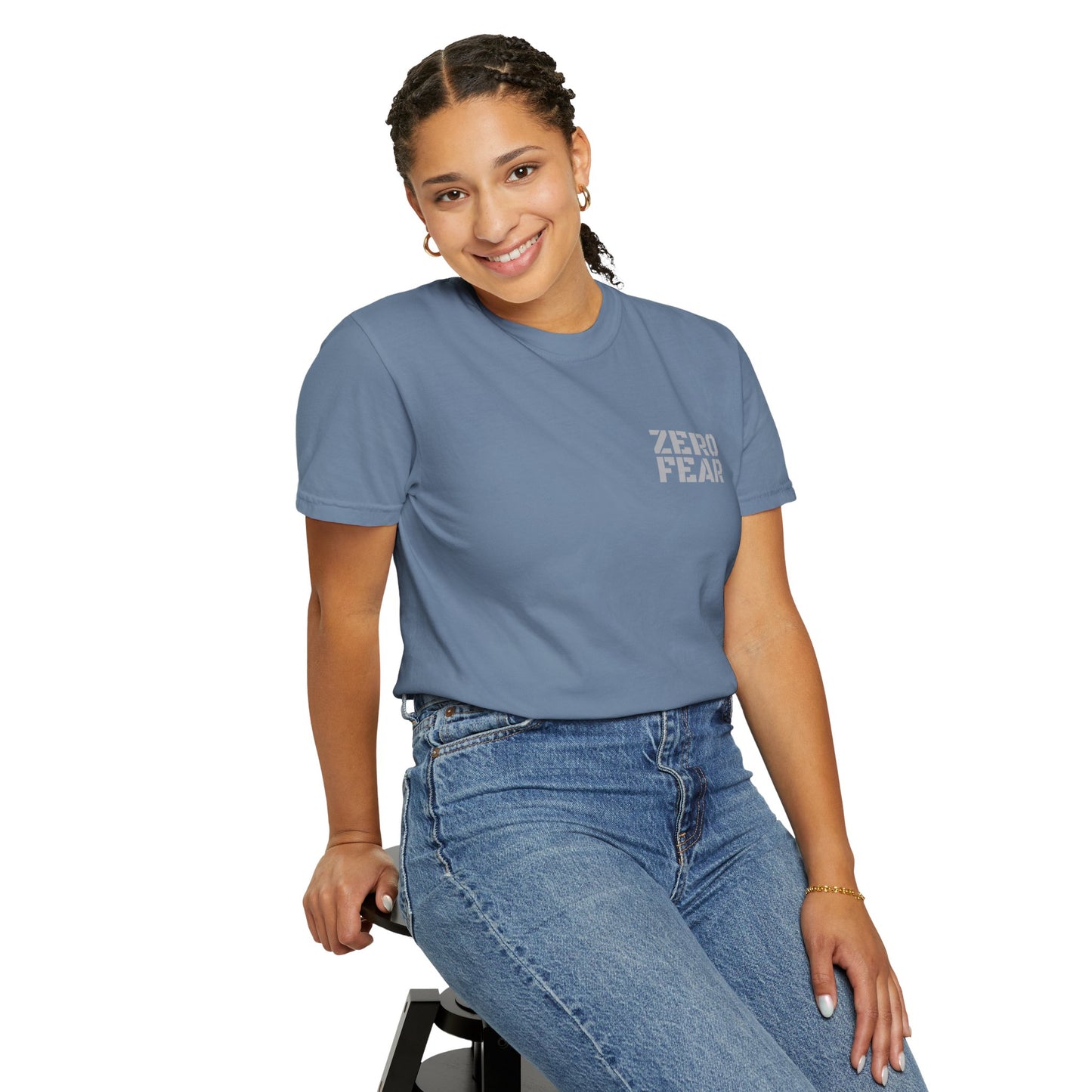 Unisex Motivational T-Shirt - Zero Fear - Casual Tee for Everyday Wear, Gift for Friends, Motivational Apparel, Belief Statement Top