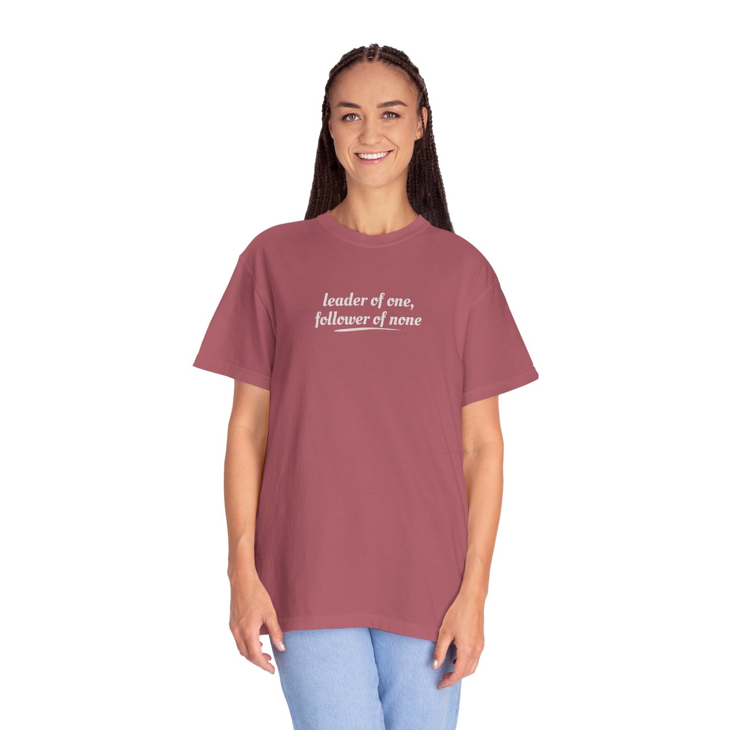 Leader of One T-Shirt, Casual Unisex Tee, Gift for Leaders, Inspirational Apparel, Birthday Gift, Motivational Wear
