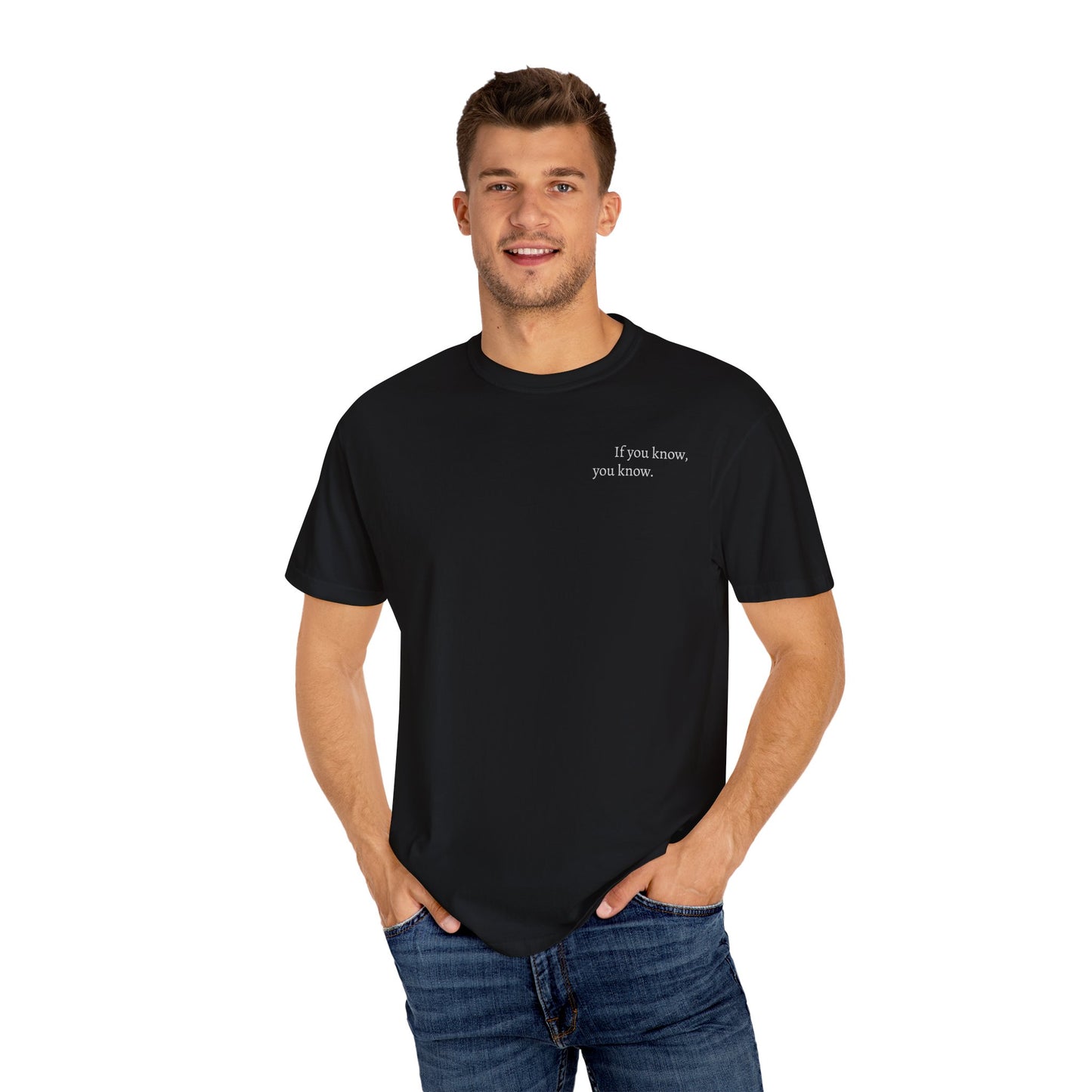 Unisex Garment-Dyed T-shirt - Casual Vibes, Gift for Friends, Everyday Wear, Summer Style, Comfortable Tee